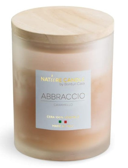 NATURE CANDLE – ABBRACCIO (caramello)