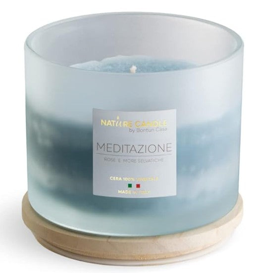 NATURE CANDLE – MEDITAZIONE (rose e more selvatiche)