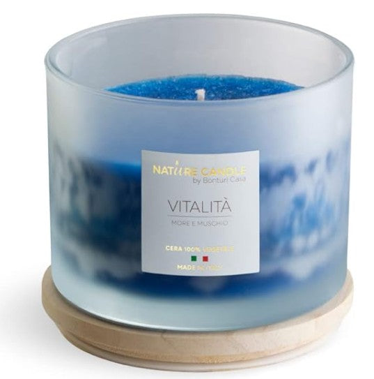 NATURE CANDLE – VITALITÀ (more e muschio)